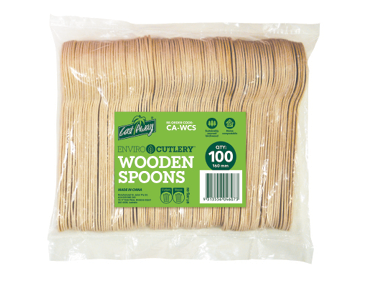 Envirocutlery Wooden Spoons 160 mm