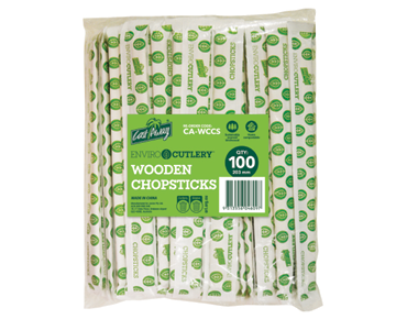 Envirocutlery® Paper Wrapped Wooden Chopsticks