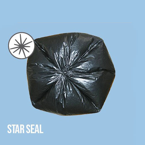 Heavy Duty Plastic Garbage Bags 70-77L Black