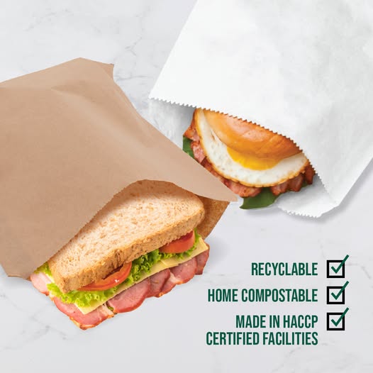 Flat Paper Bags #3 245x200mm White