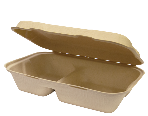 Large Enviroboard® Snack Pack | 2 Compartment