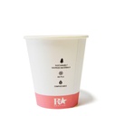 8oz (86mm Ø) Single Wall Coffee Cup | Pastel Pink