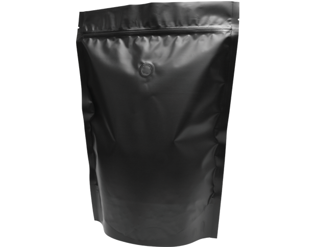 1kg Stand-Up Coffee Pouch | Matte black