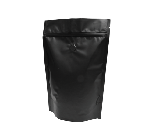 500g Stand-Up Coffee Pouch | Matte black