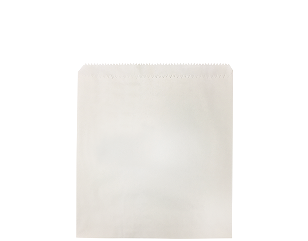 #1 Square Greaseproof Lined Paper Bag | White