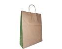 Medium Shopping/Retail Bags with Twisted Handles Brown 420x320+110mm