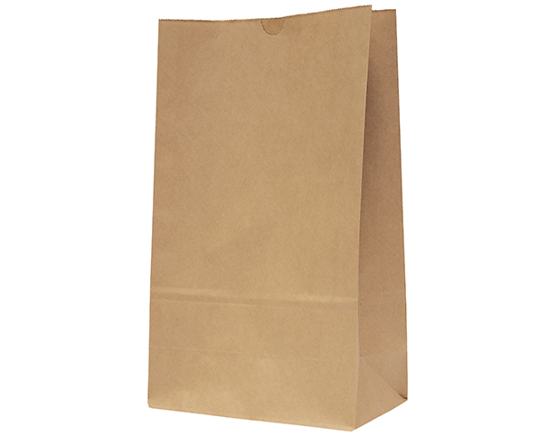 #16 SOS Paper Bags 390x240+120mm Brown Kraft