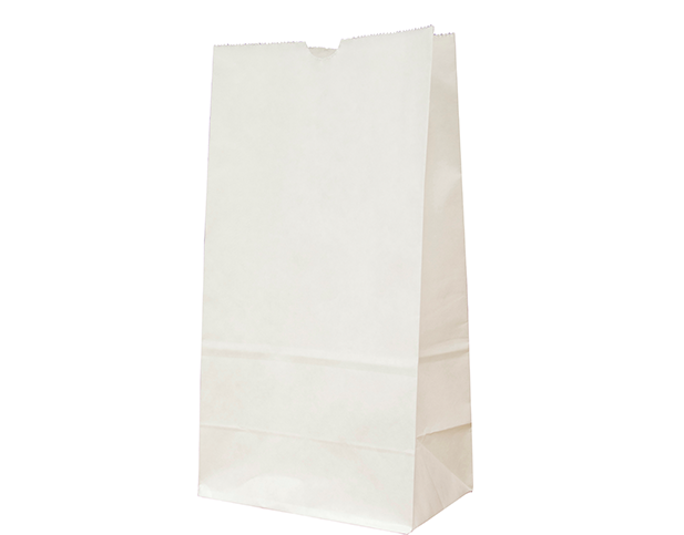 #12 SOS Paper Bag | White