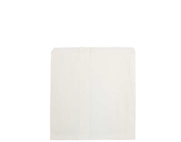 #2 Square Flat Paper Bag | White