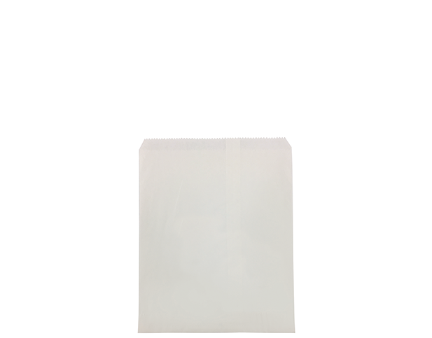 #3 Flat Paper Bag | White