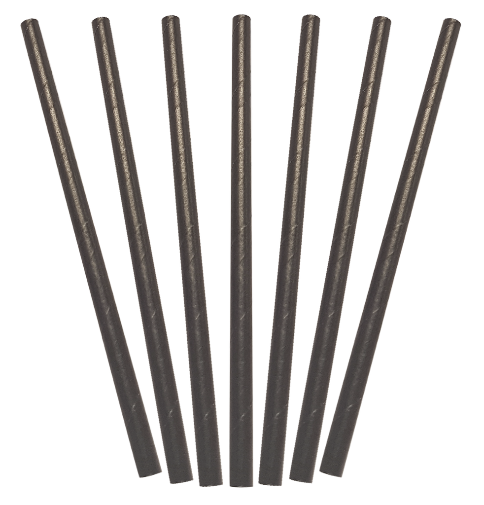 Paper Cocktail Straw | Black