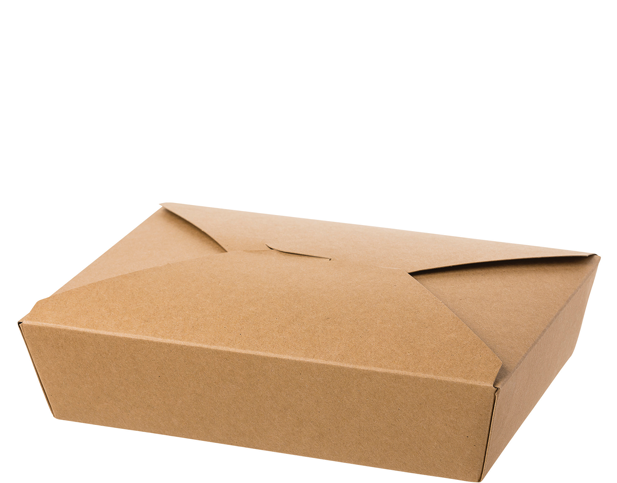 Large Rectangular Meal Pail | Brown