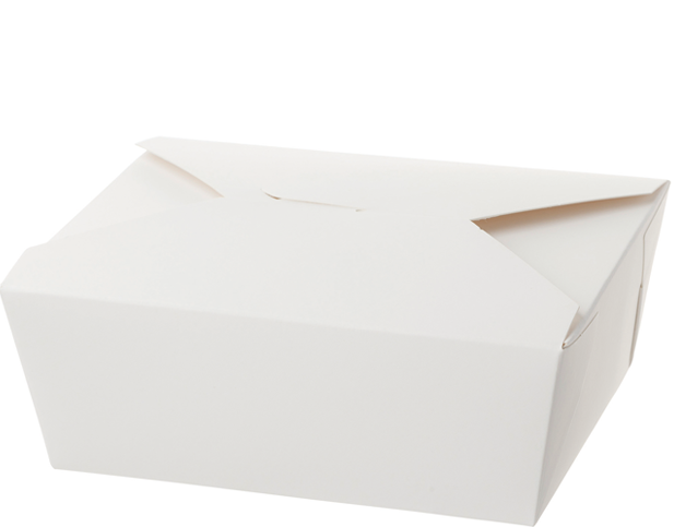 Extra-Large Rectangular Meal Pail | White