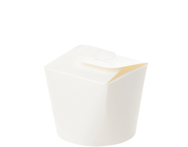 8oz Round Food Pail | White