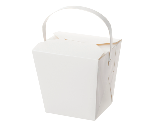 26oz Rectangular Food Pail | White