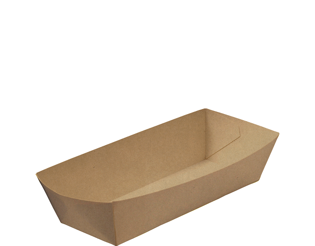 Hot Dog Tray | Brown kraft