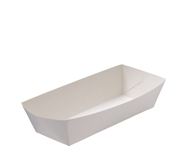 Hot Dog Tray | White