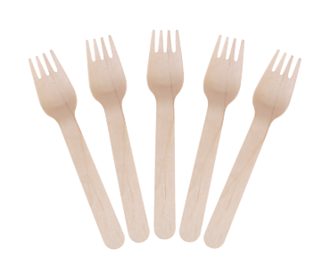 Envirocutlery Wooden Forks 160 mm