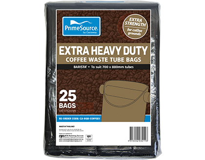 Coffee Waste Tube Bags | Black