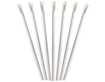 [CA-PSPOON-WHT] Paper Spoon Straw | White