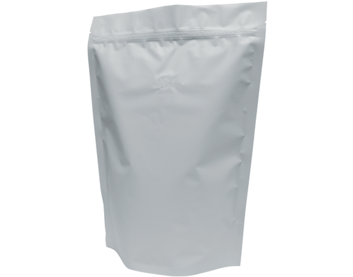 [CA-CBSU1KG-WHT] 1kg Stand-Up Coffee Pouch | Matte white