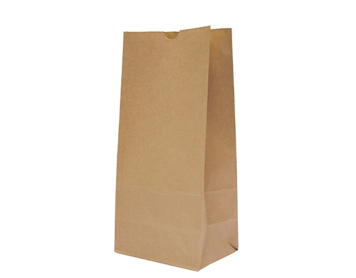 [CA-SOSB-12] #12 SOS Paper Bags 340x178+110mm Brown Kraft