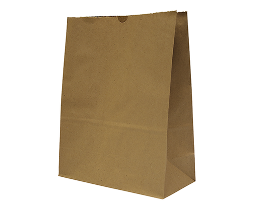 [CA-SOSB-15] #15 SOS Paper Bags 330x257+120mm Brown Kraft