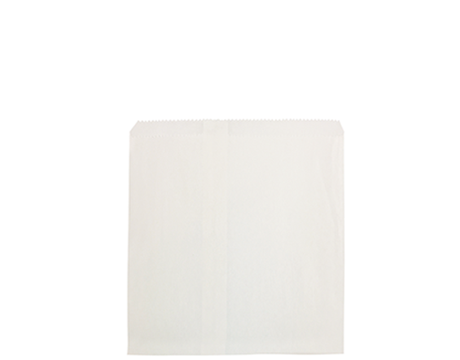 [CA-WF02W] #2 Square Flat Paper Bag | White