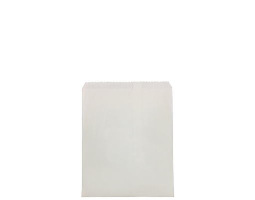 [CA-WF03] #3 Flat Paper Bag | White