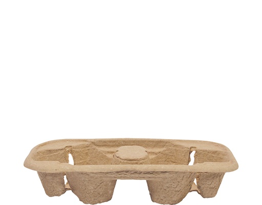 [CA-2CUP-EB] Enviroboard Tray 2 Cups