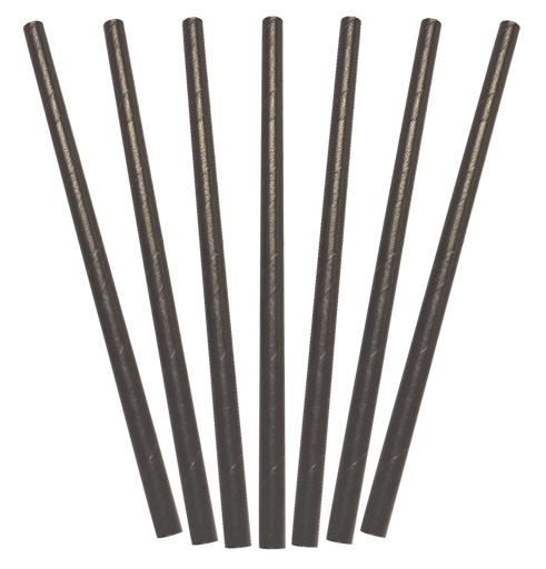 [CA-PSCKT-BLK] Paper Cocktail Straw | Black