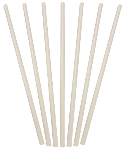 [CA-PSREG-WHT] Regular Paper Straw | White