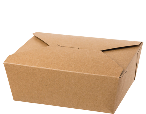 [CA-MP15-BRN] Medium Rectangular Meal Pail | Brown