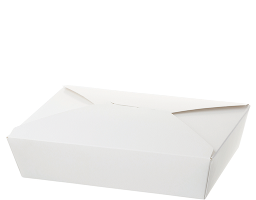[CA-MP2-WHT] Large Rectangular Meal Pail | White