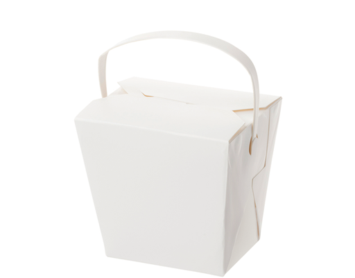 [CA-PFP016WH] 16oz Rectangular Food Pail | White