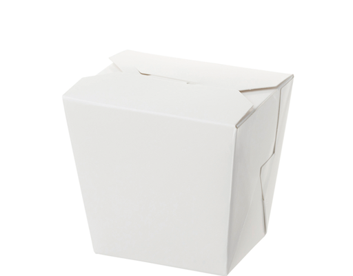 [CA-FP16NH-WHT] 16oz Rectangular Food Pail - No Handle | White