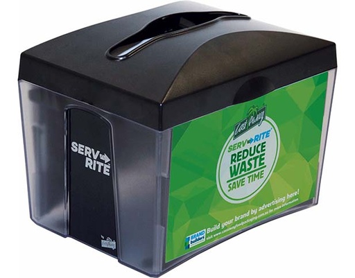 [DISP-SR1] Serv-Rite® Black Napkin Dispenser