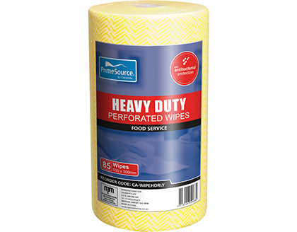 [CA-WIPEHDRLY] Heavy Duty Wipes Rolls 530x300mm Yellow